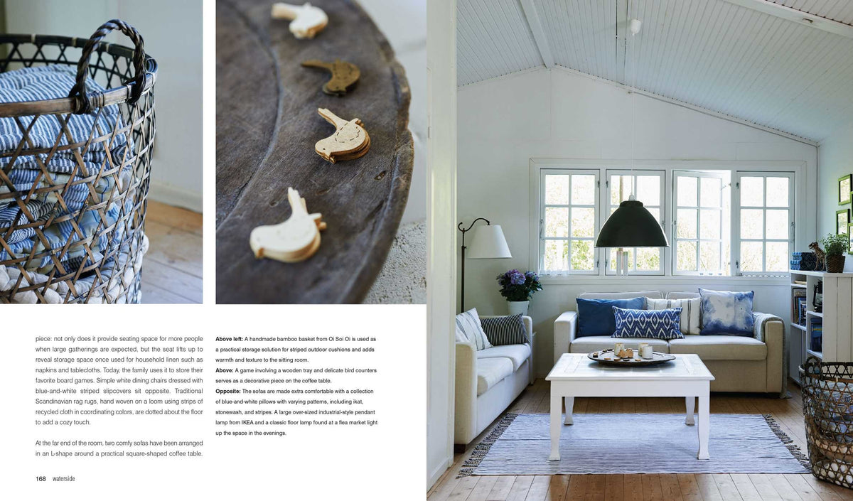 Relaxed Rustic page spread showing forest-inspired interior