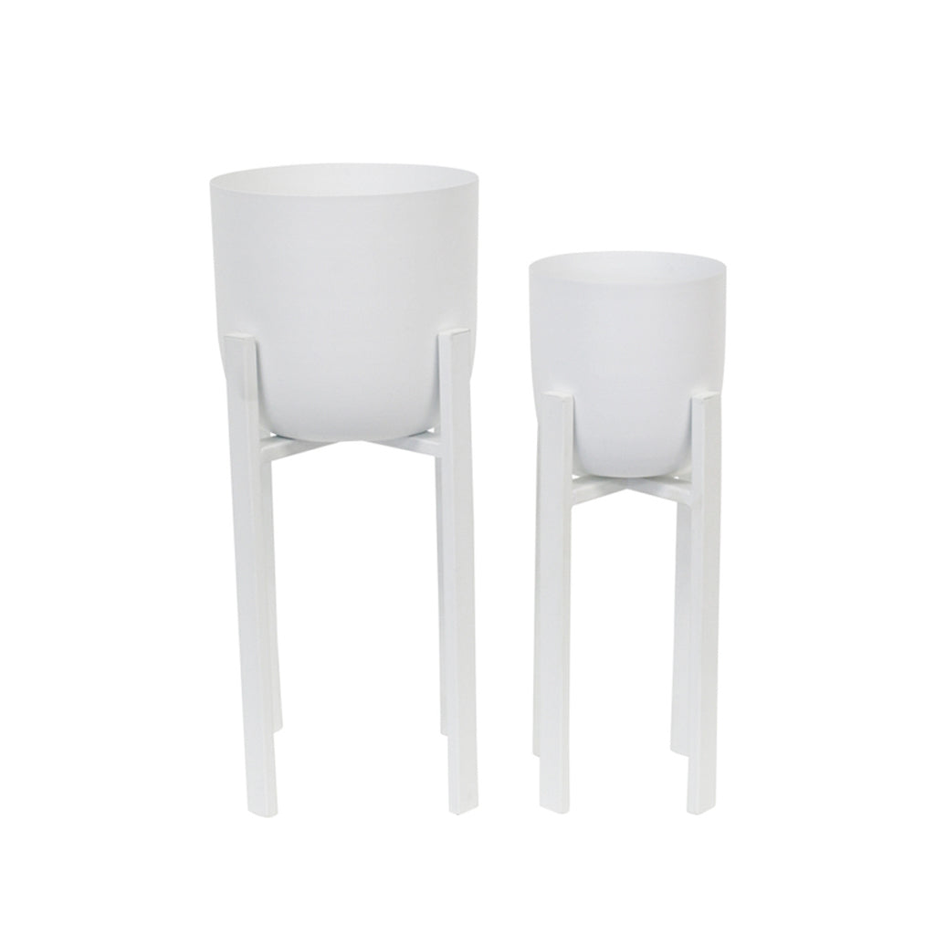 Sloane Planters with Stands Set of 2