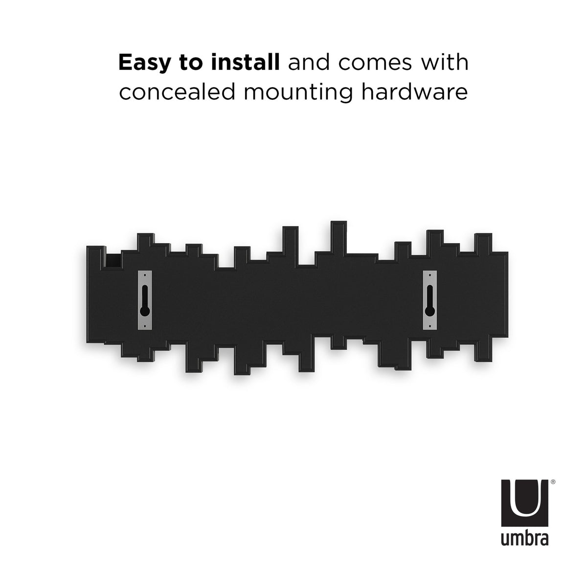 Umbra Sticks Multi Hook mounting hardware and installation detail