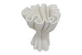 3D Printed Cooper Sculptural Vase – Black or White Porcelain