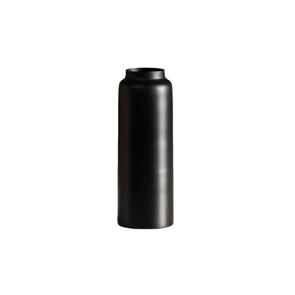 Bottle Bud Vase - Silver / Black