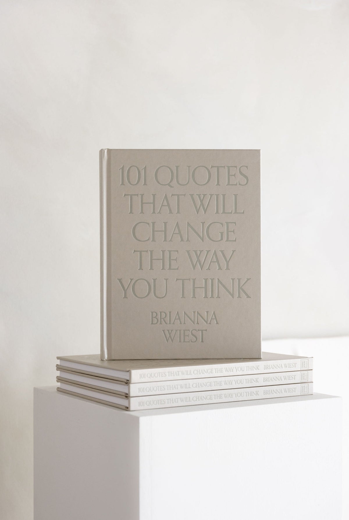 101 Quotes That Will Change The Way You Think book open to an inside page