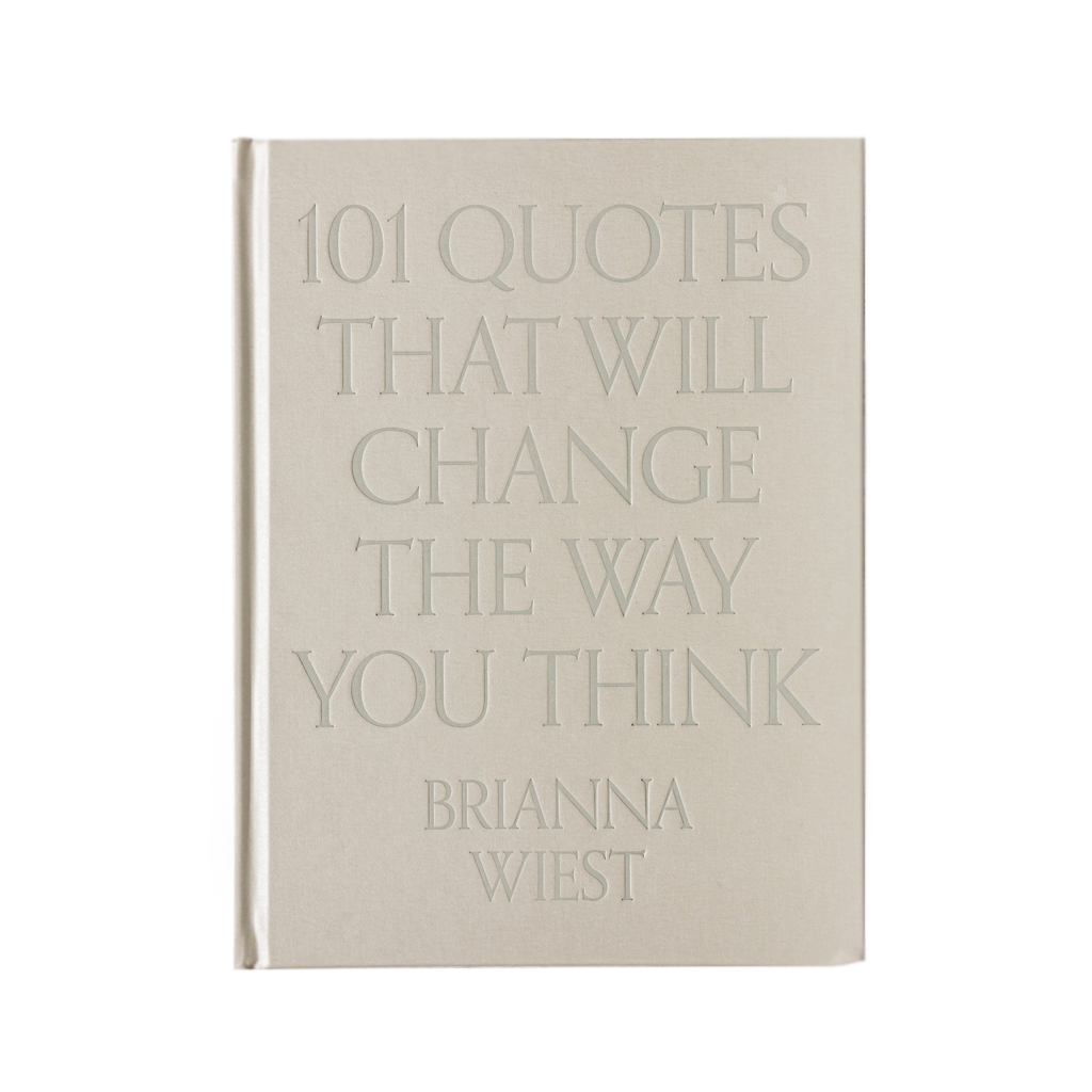 101 Quotes That Will Change The Way You Think coffee table book, front cover