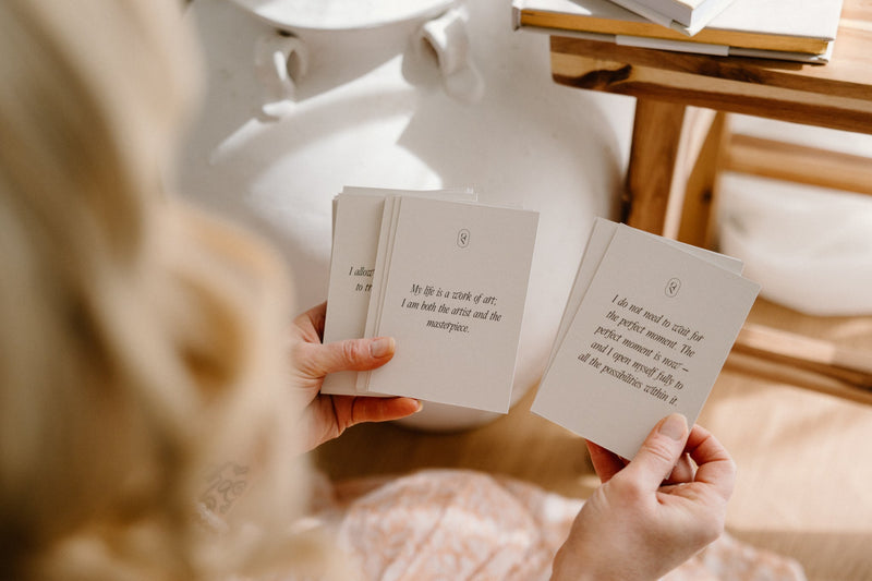 The Art of Living / To Be Alive Card Deck – 52 Affirmation Cards