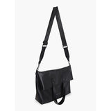 Total Black Leather Tote Bag - Federation