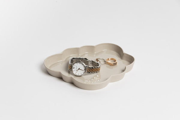 The Ned Collections Cloud Jewellery Tray is an organic piece designed for easy displaying of watches.