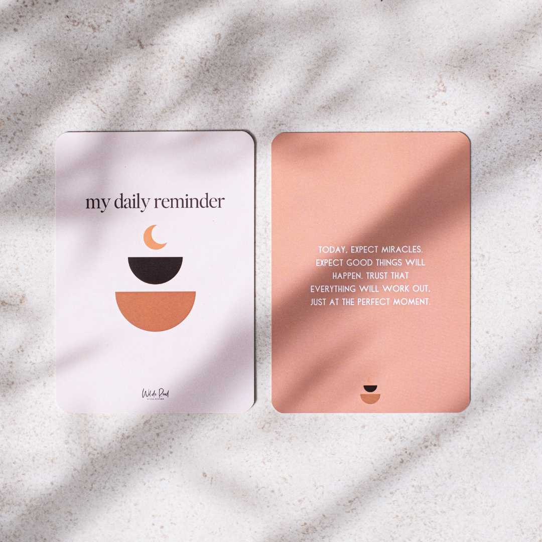 Daily Reminder Card Set, 33 Affirmation Cards | Wilde Road