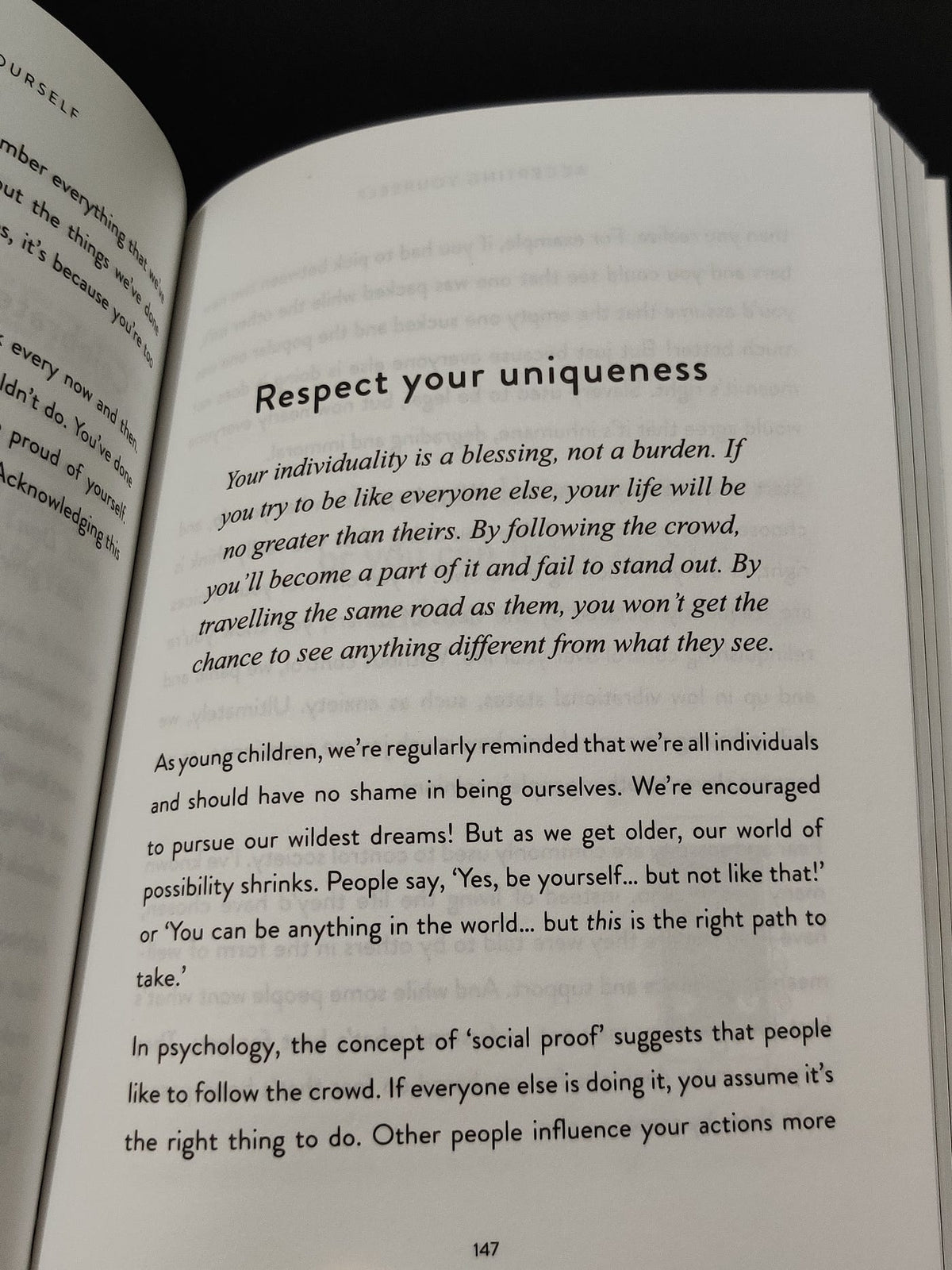 Good Vibes, Good Life open page spread