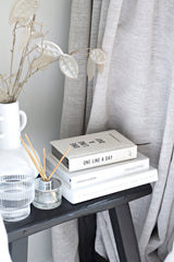One Line a Day five year memory journal styled with home decor accessories