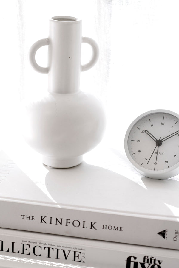 Tinge Alarm Clock - White