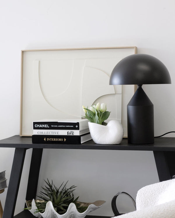 Rustico Reclaimed Teak Console - Black
