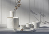 Kapok Ceramic Vase White Large | Zakkia