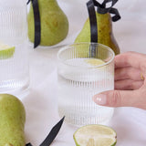 Amalfi Water Glasses (Set of 2) from Papier HQ — Fluted Tumblers