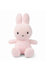 A Miffy Sitting Terry Pink (33cm) plush from Mr Maria sitting on a white background.
