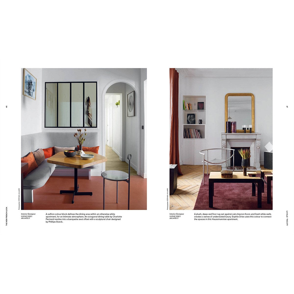 The New French Look page spread detail