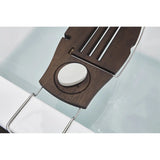 AQUALA Extendable Bath Caddy & Tray in Walnut by Umbra