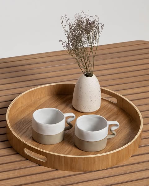 Benni Mug – Matte Stoneware Coffee Cup, Hand-Finished