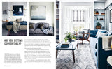 Living Comfortably Now interior spread on comfortable seating
