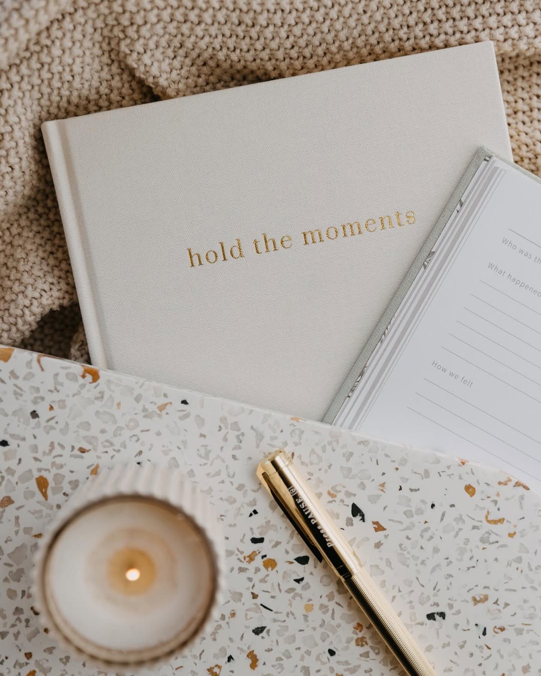Hold The Moments Journal by Olive + Page
