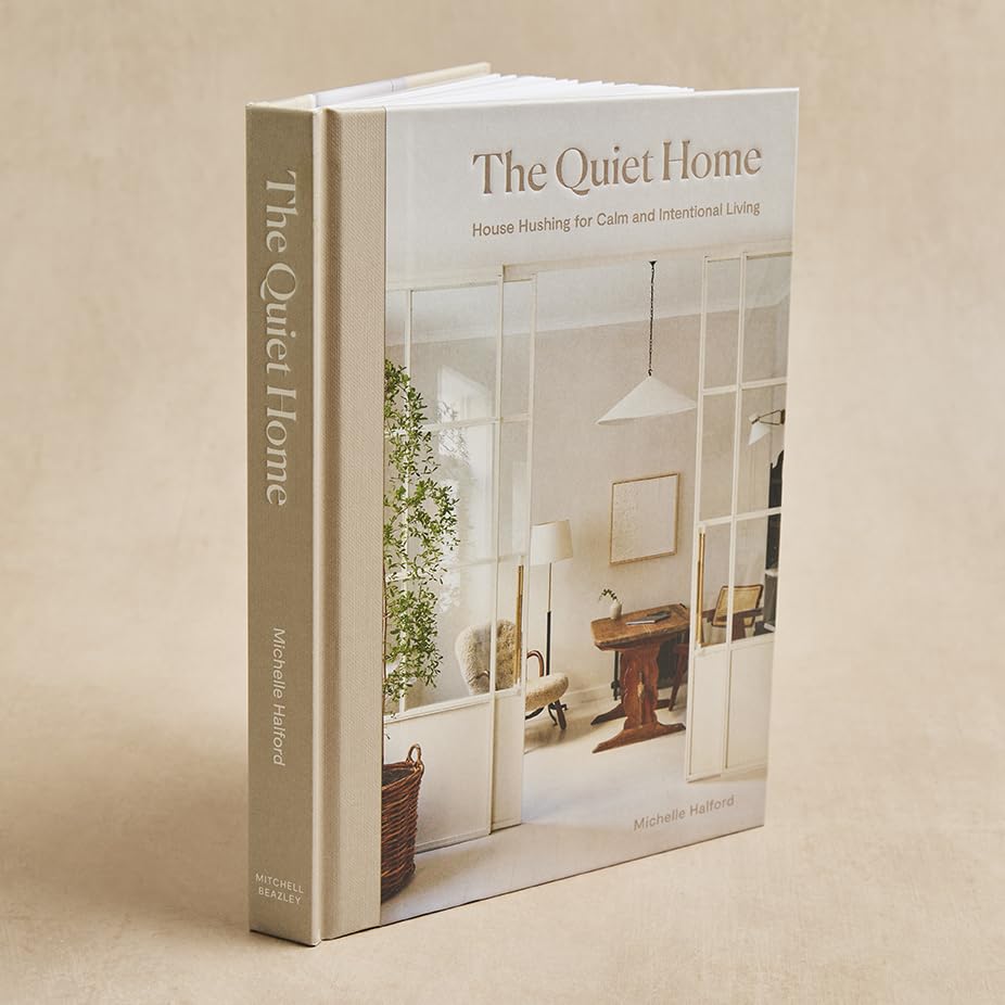 The Quiet Home page spread showing a calm bedroom
