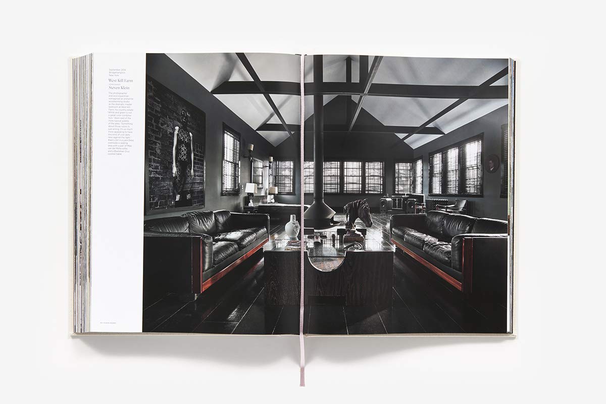 Architectural Digest at 100 page spread showing a celebrity home