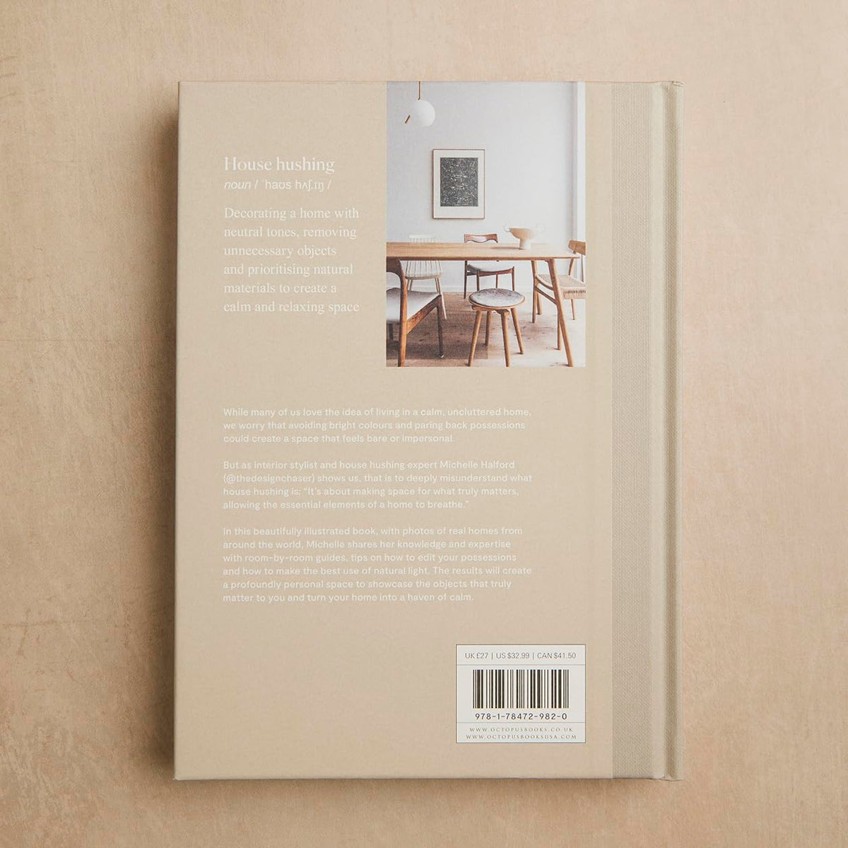 The Quiet Home page spread showing soothing colour palette