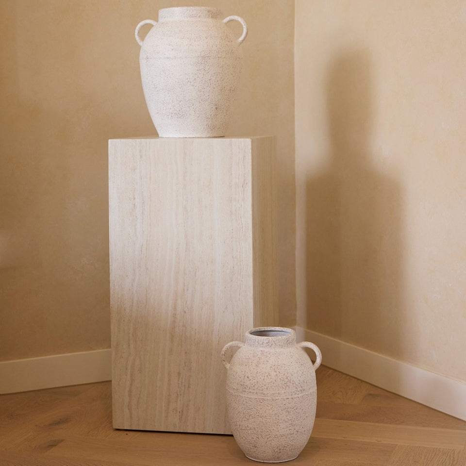 Vince Rustic Ceramic Vase – Textured Statement Piece