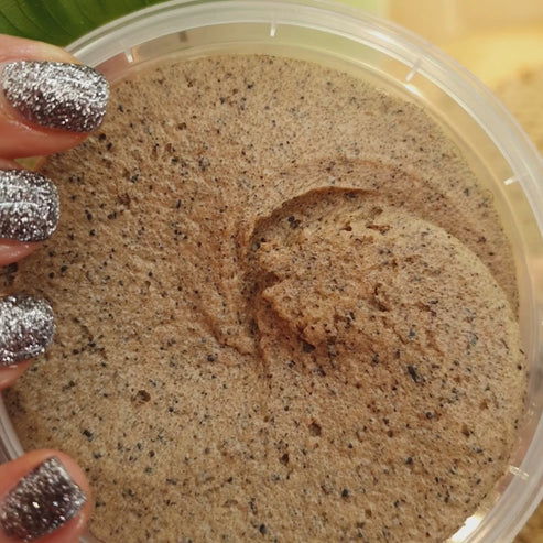 Coffee Whipped Macaroon Scrub