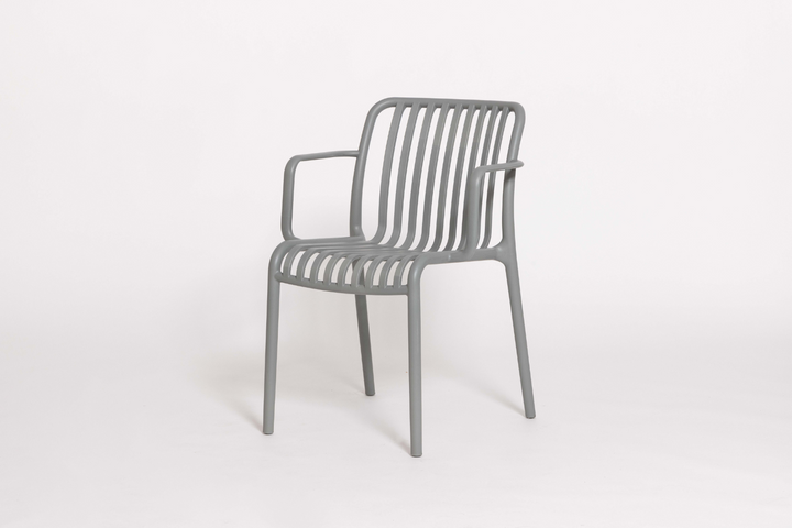 Jasper Outdoor Chair close-up showing the sculptural form