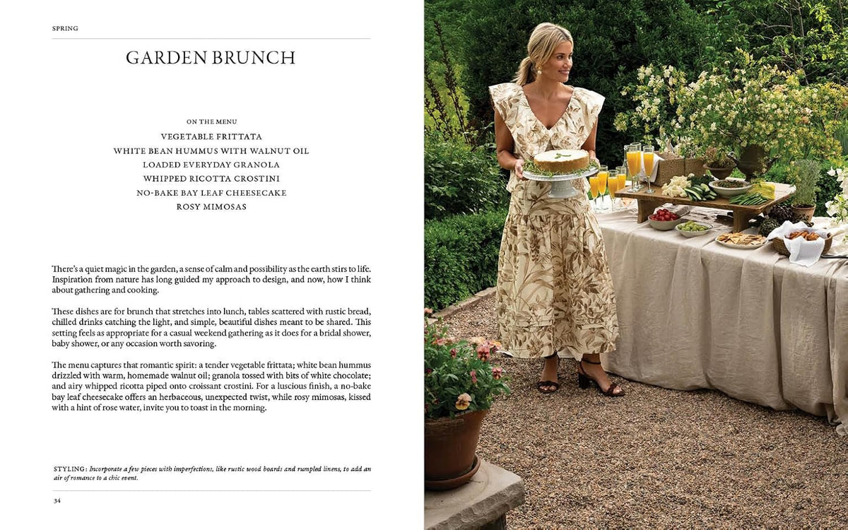 Around the Table interior spread with Shea McGee recipes and hosting guidance