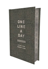 One Line a Day five year memory journal cover close-up