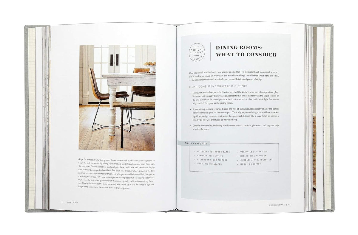 Homebody by Joanna Gaines page spread detail