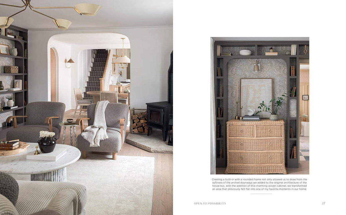 The Love of Home page spread showing a cohesive palette