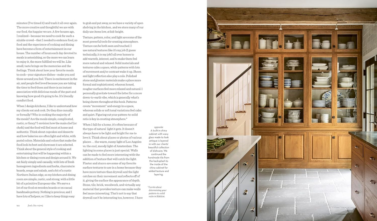 Feels Like Home page spread detail