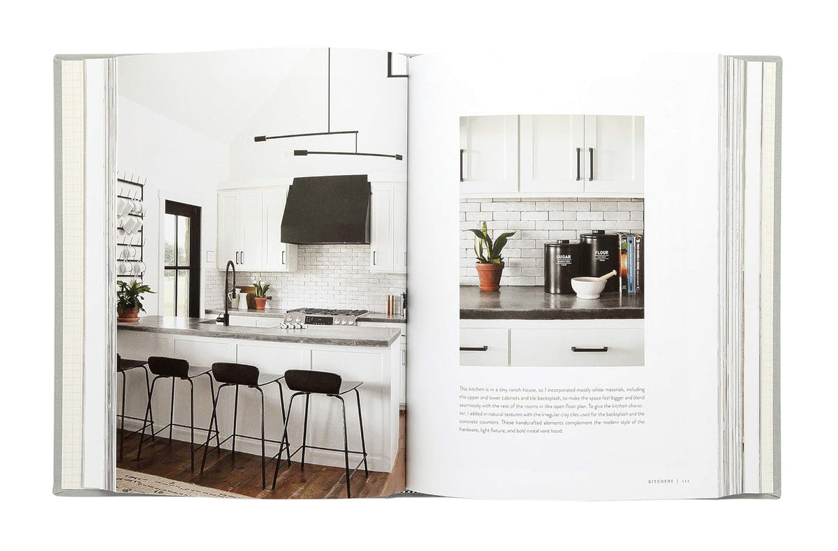 Homebody by Joanna Gaines page spread showing a bedroom