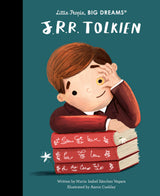 Little People BIG DREAMS J.R.R. Tolkien illustrated children's biography book cover