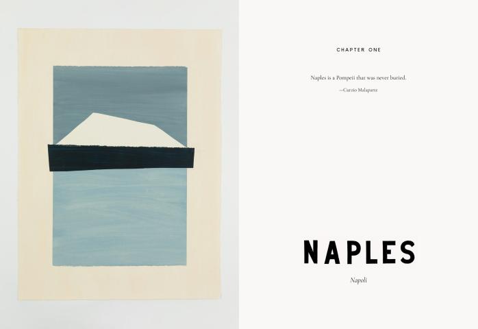 Il Dolce Far Niente page spread showing a cliffside dive