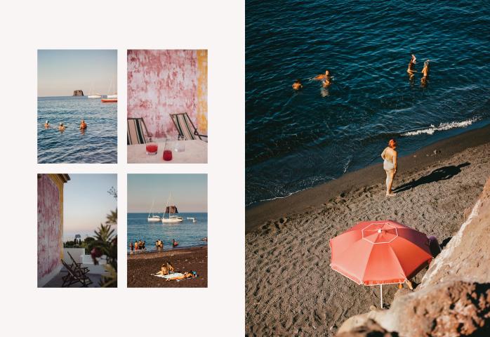 Il Dolce Far Niente open page spread