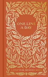 Gilded edition One Line a Day five year memory journal cover