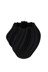 Amelie 3D Printed Ceramic Vase – Matte White or Black (Small/Large)