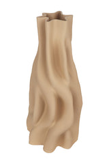 Anouk Beige 3D Printed Ceramic Vase - Small/Large