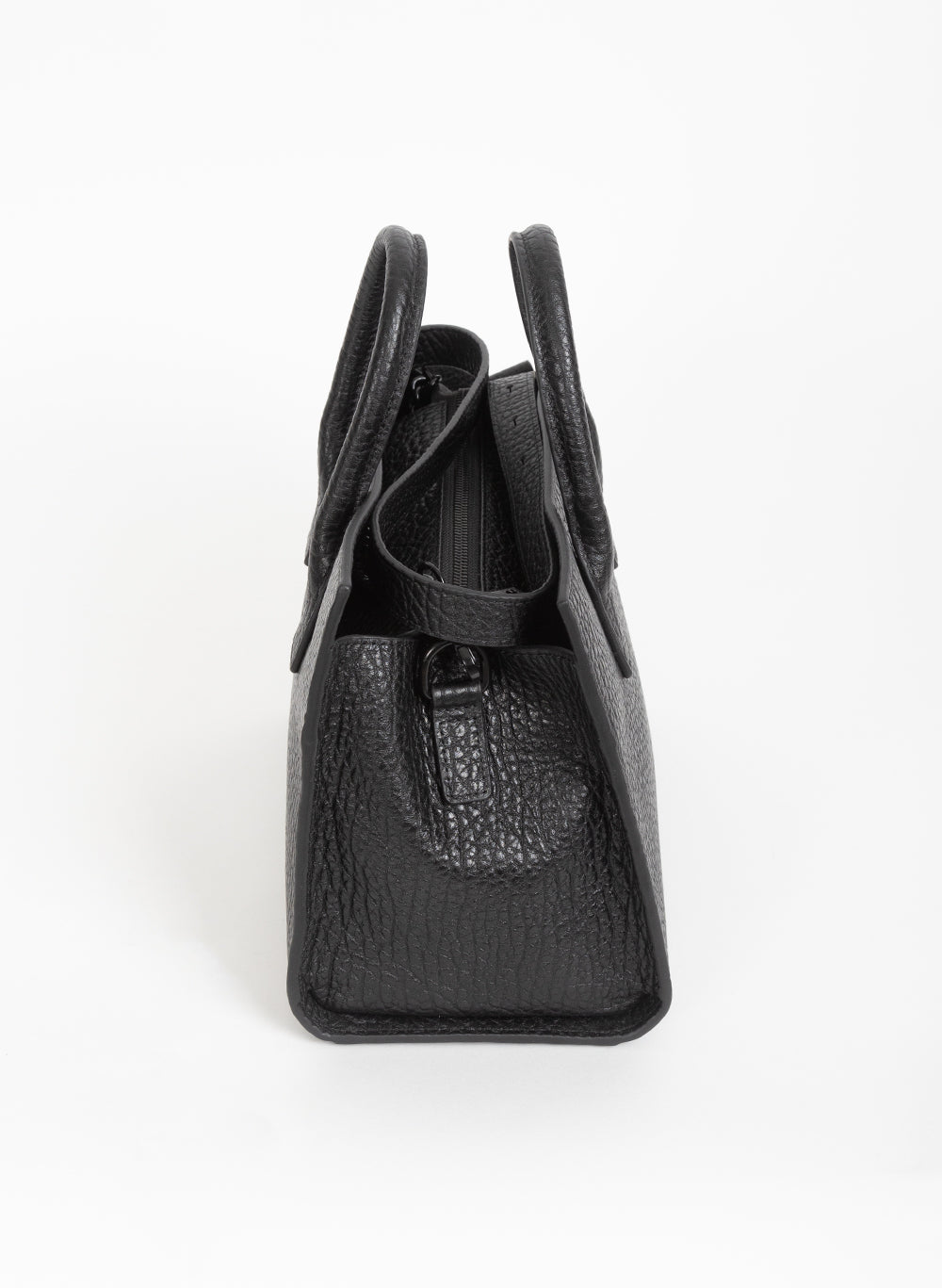 Fly Bag Black Genuine NZ Leather Satchel | Federation