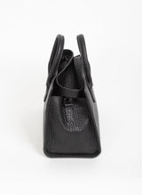 Fly Bag Black Genuine NZ Leather Satchel | Federation