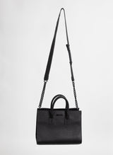 Fly Bag Black Genuine NZ Leather Satchel | Federation