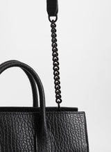 Fly Bag Black Genuine NZ Leather Satchel | Federation