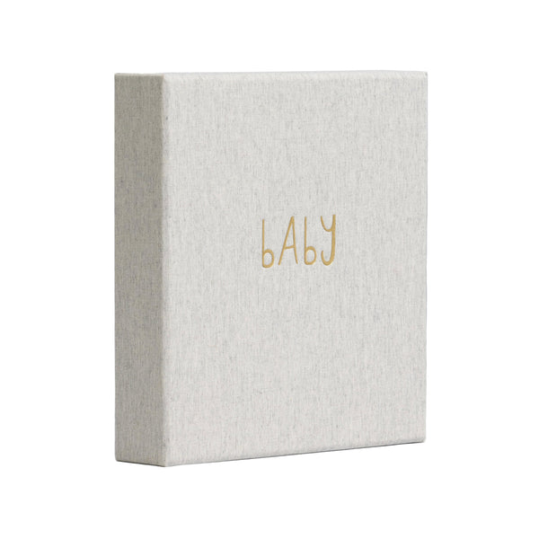 Baby First Year Journal Grey – Write To Me Keepsake