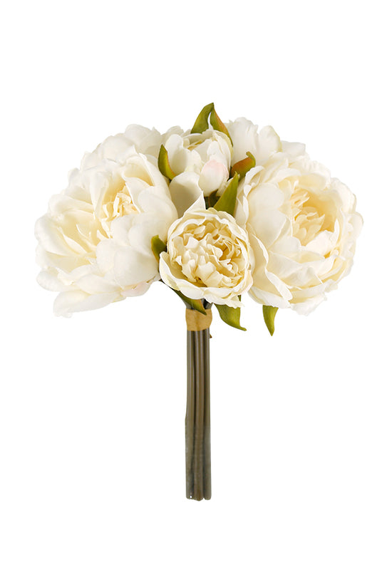 Vintage Peony Bouquet Cream