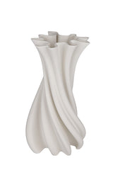 Camila 3D Printed Porcelain Vase – Small or Large, Matte Black or Matte White