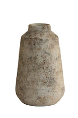 Caspian Rustic Vase – Aged Stone Look in Small or Medium Size