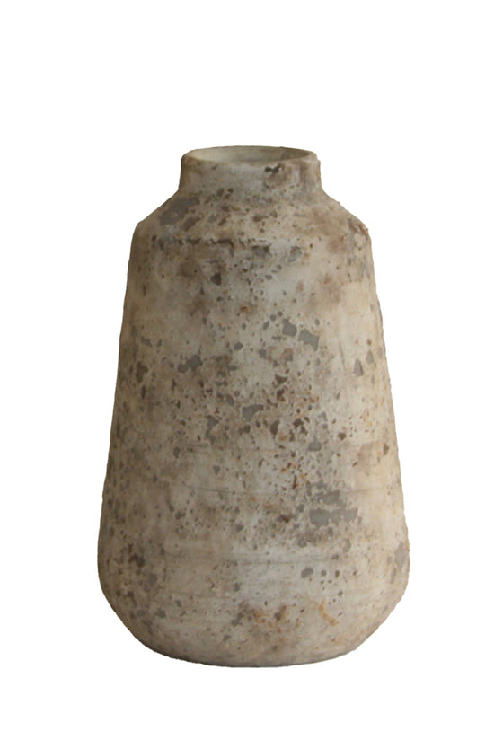 Caspian Rustic Vase – Aged Stone Look in Small or Medium Size